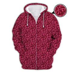 Maxcorners Funny Golf Pattern Polos, Pink Golf Shirt For Men, Golf Gift For Golfers