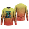 Maxcorners Show Me Your Bobbers Shirt, Orange Yellow Men Fishing Shirt, Funny Fishing Shirt, SPF Shirt