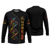 Maxcorners It's In My DNA Fishing UPF Shirts, Funny Fishing Shirt, Men Jersey, Presents For Fishermen