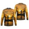 Maxcorners Someone I Love Is Fishing In Heaven Fishing Memorial SPF Shirt For Men, Gift For Fisherman