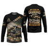 Maxcorners Some Grandpas Take Naps, Grandpa Fishing SPF Shirt, Best Fishing Gifts, Hilarious Fishing Shirts