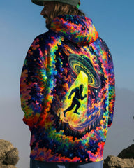 Maxcorners Bigfoot Ufo Swirl All Over Print LM1601