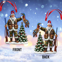 Maxcorners Custom Name Hunting Ornament, Christmas Gift for Animal Hunter 2D Flat LM2111