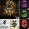 Maxcorners Personalized Deer Hunting and Fishing Metal Sign WITH LED/WITHOUT LED – Rustic Cabin Wall Decor, Gift for Hunters and Anglers LM0110