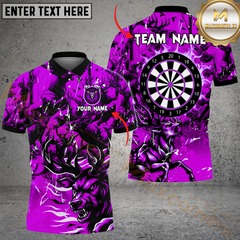 Maxcorners Darts Angry Deer Multicolor Options Personalized Name, Team Name 3D Shirt