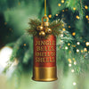 Maxcorners Funny Shotgun Shell Christmas Ornament Rustic Hunting Tree Decoration Gift for Hunters LM0110