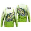 Maxcorners Largemouth Bass Fishing, Hooded UPF Shirt, Long Sleeve Fishing Shirts, Best Fishing Gifts