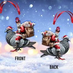 Maxcorners Custom Name Postman Ornament, Postman Christmas Gift 2D Flat LM2111