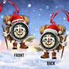 Maxcorners Custom Name Hiking Ornament, Hiking Lover Christmas Decoration8 2D Flat LM2111