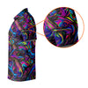 Maxcorners Vibrant Neon Liquid Marble Abstract Golf Shirt, Women’s Golf Tops, Women’s Golf Apparel LM1507
