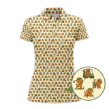 Maxcorners Poodle Golf Shirts For Dog Loving Golfers, Poodle Pattern Golf Shirt, Golf Gift For Golfers