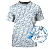 Maxcorners Funny Pattern Golf Shirt, Crazy Golf Shirt For Golfer, Golf Gift For Men