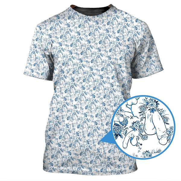 Maxcorners Funny Pattern Golf Shirt, Crazy Golf Shirt For Golfer, Golf Gift For Men