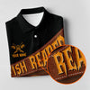 Maxcorners Fish Reaper Horror Fishing SPF Shirt For Men, Fishing Gifts For Men, Men's Fishing Shirt