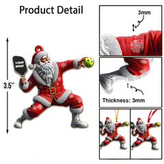 Maxcorners Custom Name Pickleball Ornament, Christmas Gift for Pickleball Lover 2D Flat LM2111