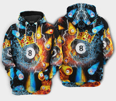 Maxcorners Billiard Firer Style 3D All Over Printed Clothes