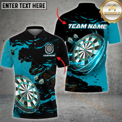 Maxcorners Darts Classic Dartboard Multicolor Options Personalized Name, Team Name 3D Shirt