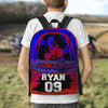 Maxcorners Motocross 15 Personalized Name And Number Backpack