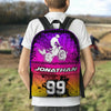 Maxcorners Motocross 29 Personalized Name And Number Backpack
