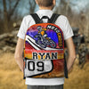 Maxcorners Motocross 48 Personalized Name And Number Backpack
