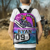 Maxcorners Motocross 51 Personalized Name And Number Backpack
