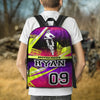 Maxcorners Motocross 56 Personalized Name And Number Backpack