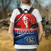 Maxcorners Motocross 57 Personalized Name And Number Backpack
