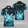 Maxcorners Bowling And Pins Abstract Grunge Texture XXXX Multicolor Option Customized Name 3D Shirt