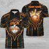 Maxcorners Bowling And Pins Abstract Grunge Texture X Multicolor Option Customized Name 3D Shirt