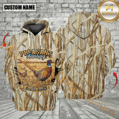 Maxcorners Pheasant Hunting, One Shot, One Kill All Over Print Shirt Best Gift For Hunter
