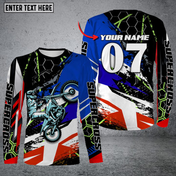 Maxcorners Road Master Motorcycle Personalized Name 3D Shirt