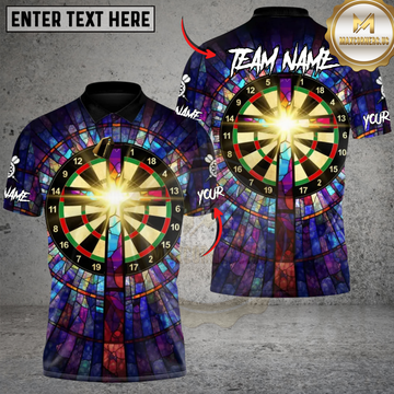 Maxcorners Light of Precision Darts Personalized Name, Team Name 3D Shirt