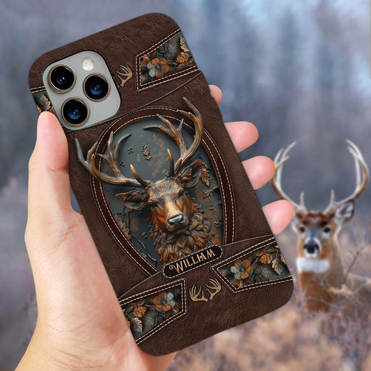 Maxcorners Stunning Deer Ver 1 - Personalized Hunting Phone Case
 Full Wrap Phone Case LM0812