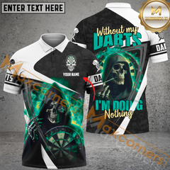 Maxcorners With Out Darts I'm Doing Nothing Mutilcolor Options Personalized Name, Team Name 3D Polo Shirt
