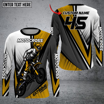 Maxcorners Motorcycle Adventurer Personalized Name 3D Shirt