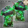 Maxcorners Darts Lightning Lion Energy Dartboard Multiple Options Personalized Name, Team Name 3D Shirt