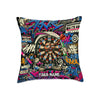 Maxcorners Darts Graffiti Cartoon Dartboard Character Customized Name 3D Pillow