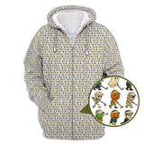 Maxcorners Crazy Pattern Golf Shirt, Halloween Golf Shirt For Men, Funny Golf Shirt, Golf Gift For Golfer
