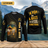 Maxcorners Fish And Beer Fishing UV Shirts, Funny Fishing Shirt, Gift For Fisherman, Fishing Shirts For Men