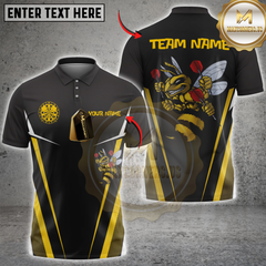 Maxcorners Hornet  Bee Darts Personalized Name, Team Name Unisex 3D Shirt