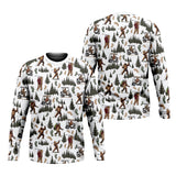 Maxcorners Bigfoot Sasquatch Men's Golf Polo Shirt, Funny Golf Shirt, Men Golf Gifts