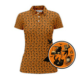 Maxcorners Funny Pattern Golf Shirt, Halloween Golf Shirt For Golfer, Golf Gift For Men