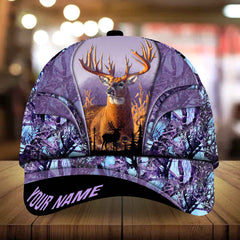 Max Corners Epic Art Deer Hunting Camo Pattern 3D Multicolor Personalized Cap