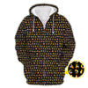 Maxcorners Humanoid Alphabet Pattern Golf Polos, Funny Golf Shirt , Golf Gift For Men's