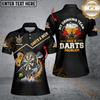 Maxcorners My Drinking Team Has A Darts Problem-Animated Dartboard Holding Beer T Shirt, Gift For Darts Lovers LM0509