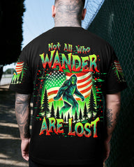 Maxcorners Not All Who Wander Are Lost Bigfoot All Over Print LM1601