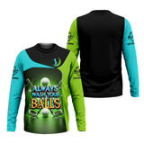 Maxcorners Always Wash Your Balls Custom Golf Polo Shirt, Funny Golf Shirt, Mens Golf Gift