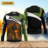 Maxcorners Bassquatch Bigfoot Fishing Shirt, SPF Shirt For Men, Fishing Jersey, Presents For Fishermen
