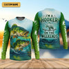 Maxcorners I'm A Hooker Fishing UV Shirts, Funny Fishing Shirt, Fisherman Outfit, Fishing Shirts For Men