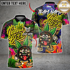 Maxcorners Darts Cannabis Vibe Multicolor Customized Name, Team Name 3D Shirts